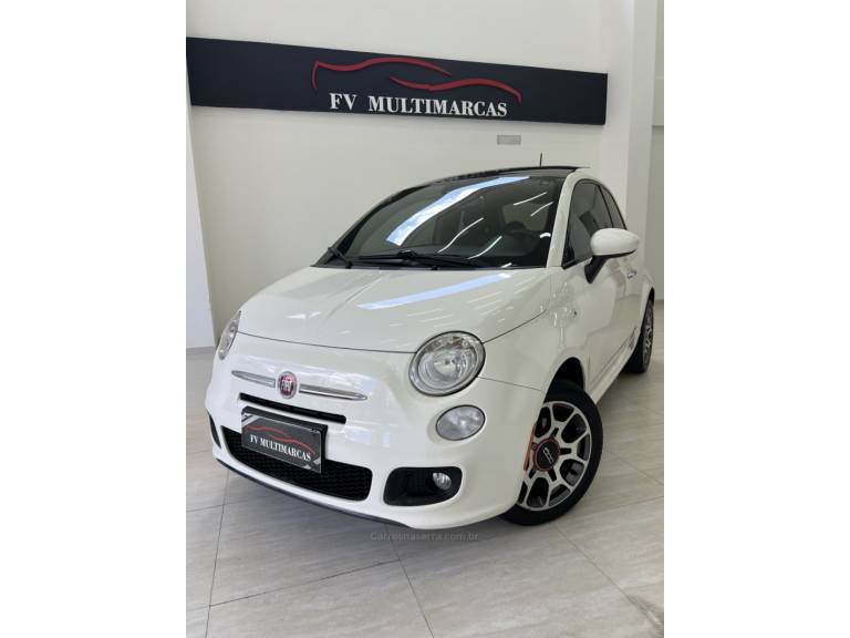 FIAT - 500 - 2014/2014 - Branca - R$ 64.990,00