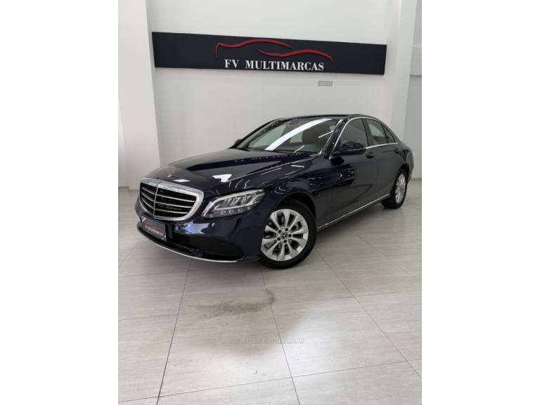 MERCEDES-BENZ - C 180 - 2019/2019 - Azul - R$ 144.900,00